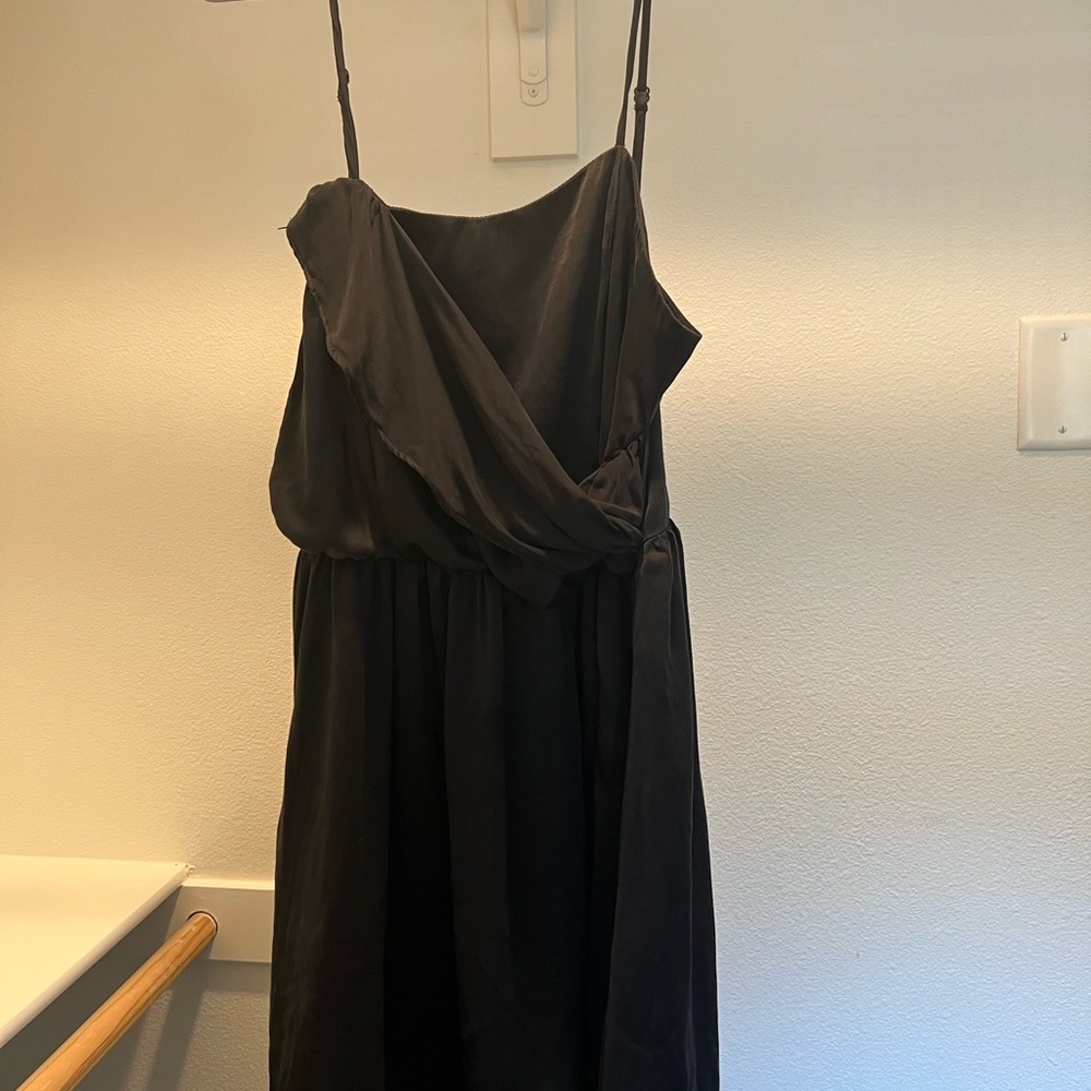Wayne Cooper size 4 black silk dress. Never worn.